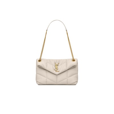 YSL PUFFER SMALL IN NAPPA LEATHER 5774761EL079207 (29*17*11cm)